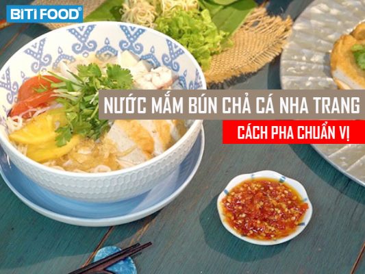 cach pha nuoc cham bun cha ca nha trang chuan vi mien trung