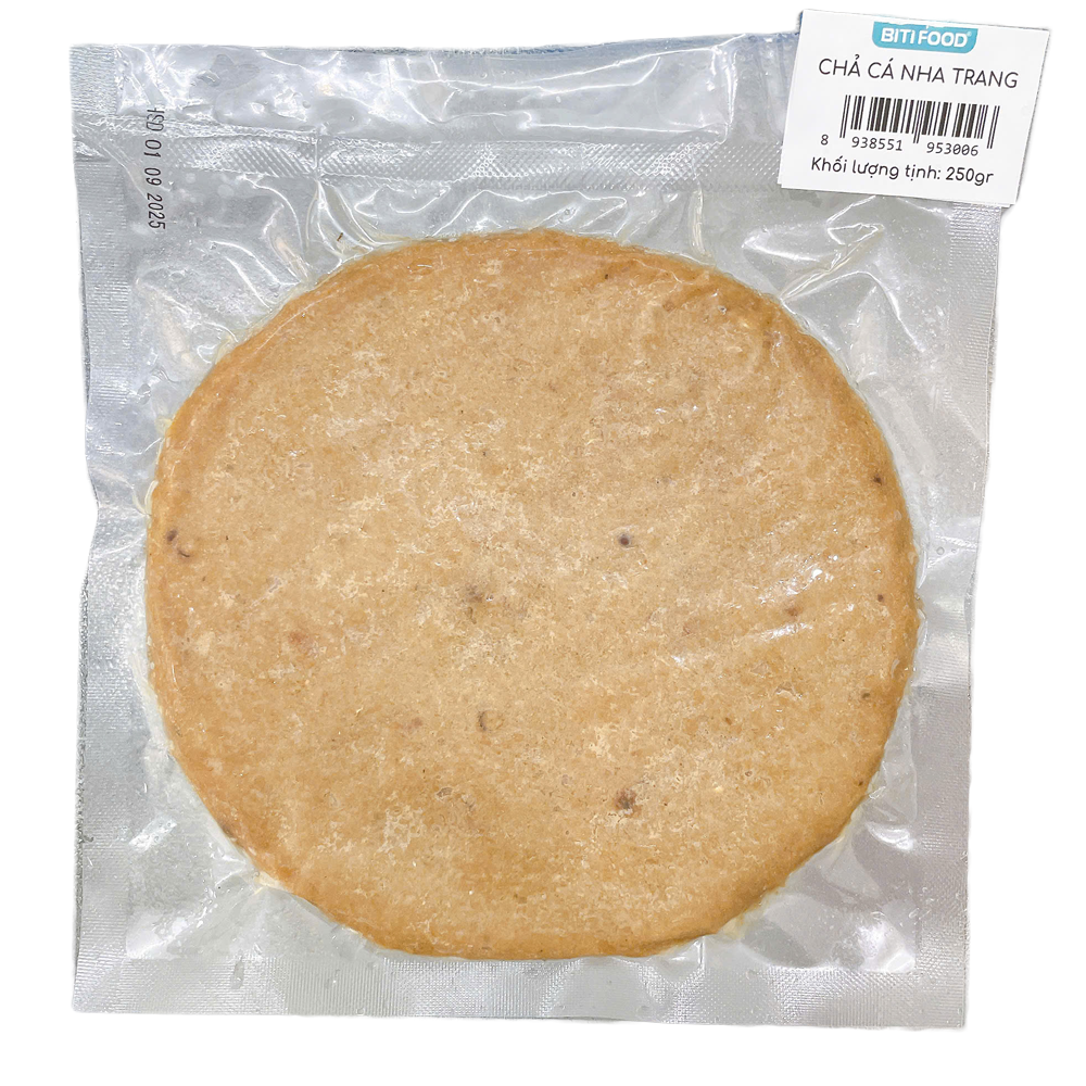 Chả cá Nha Trang loại 1 - Chiên 250g - 1 Túi 4 cha ca nha trang loai 1 250G biti food 1
