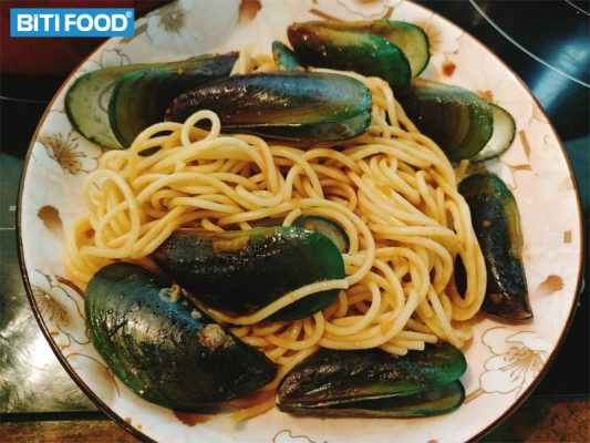 Vẹm Xanh Chile nguyên con 40-60 con/kg 1kg 15 vem xanh xao gi ngon voi mi