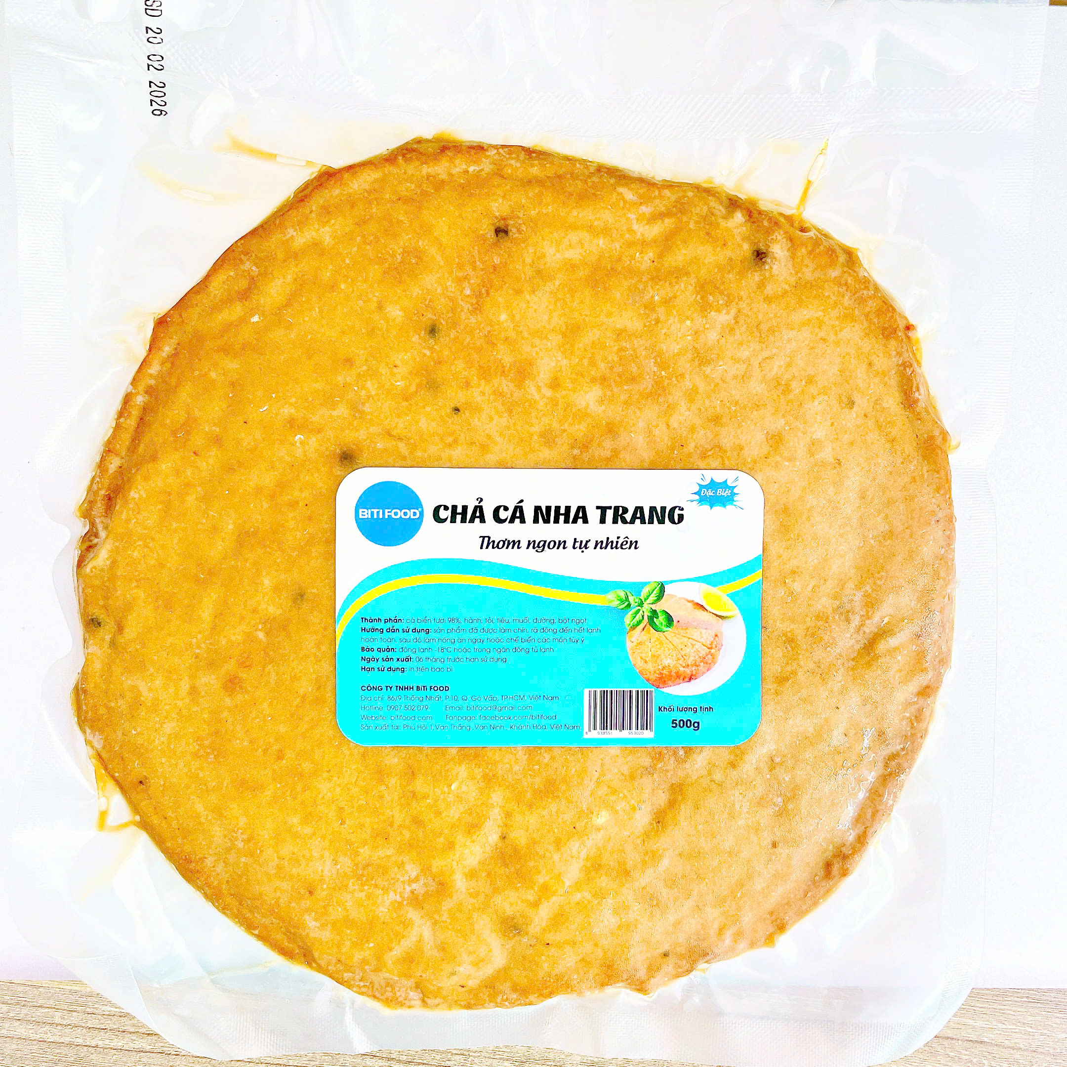 Chả cá Nha Trang đặc biệt - Chiên 500g 4 cha ca nha trang dac biet 500g