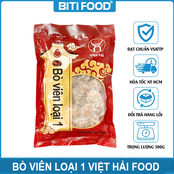 BÒ VIÊN LOẠI 1 500G VIỆT HẢI FOOD 3 BO VIEN LOAI 1 500G 1