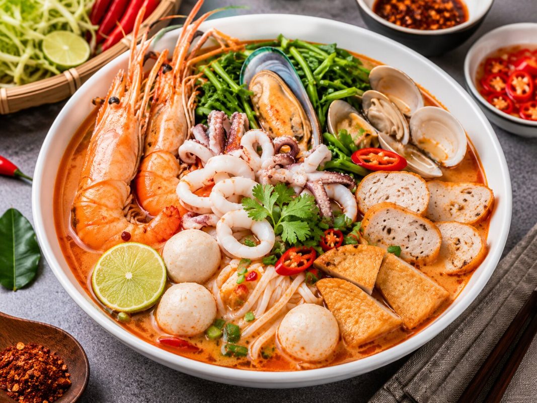 Bún Thái gồm những gì? Các thành phần tạo nên tô bún Thái ngon 1 bun thai gom nhung gi
