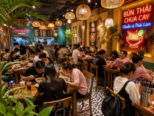 quan bun thai chua cay