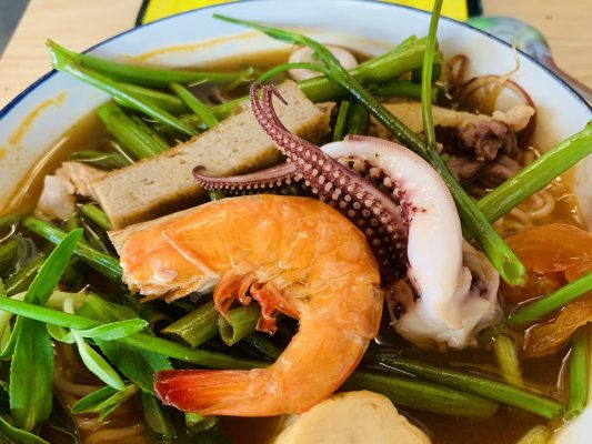 bun thai hai san cha ca